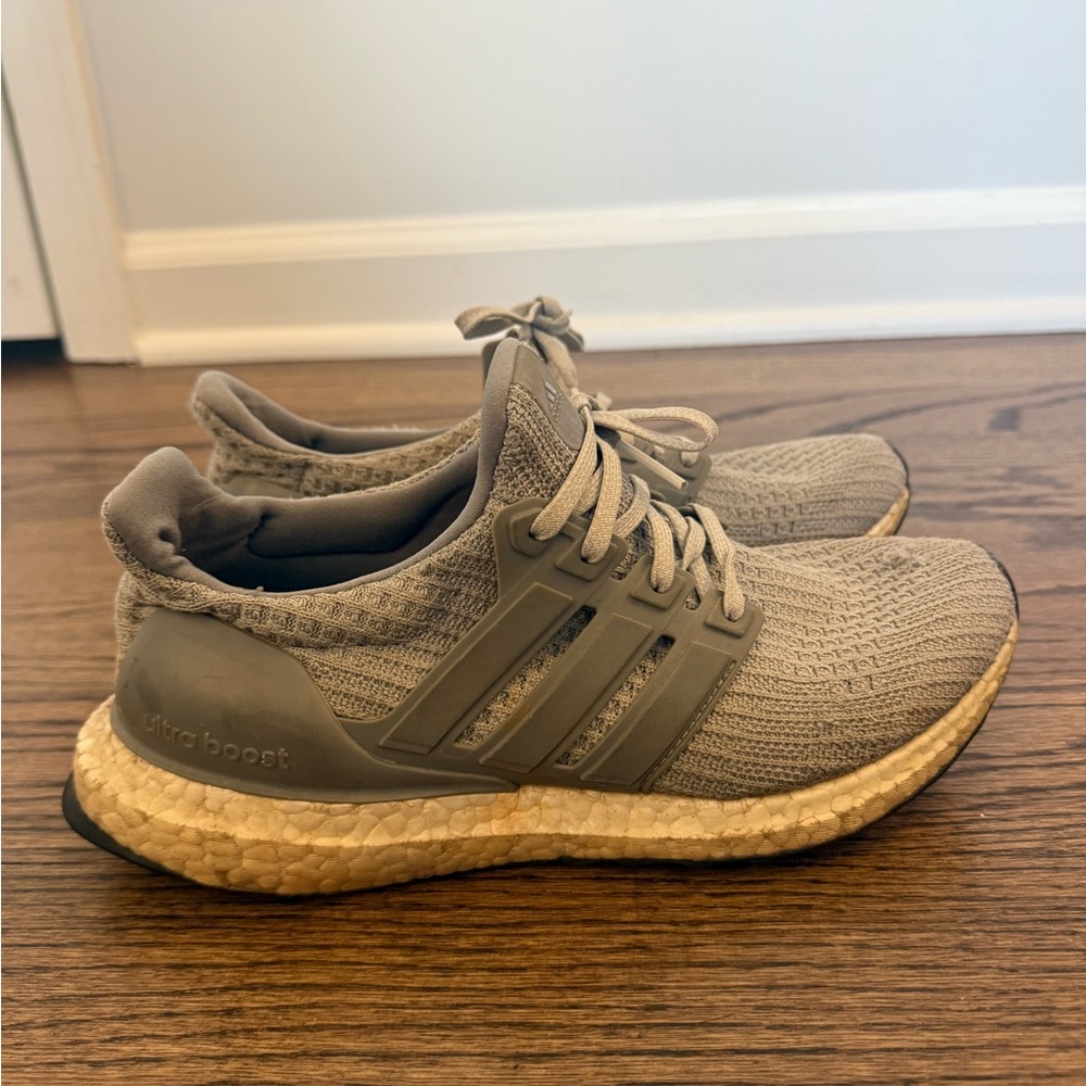 Adidas Ultra Boost Grey Athletic Shoes